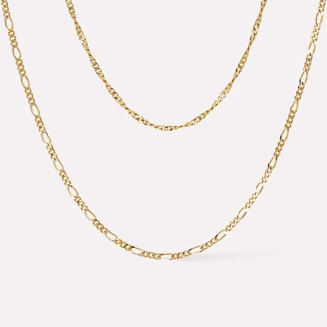 accessory Ana Luisa Women's Vintage Heritage 14K Gold Plated Necklace Set Ana Luisa $90