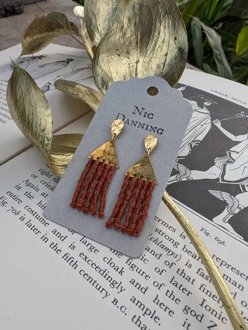 accessory Ancient Egyptian Thebes Stud Earrings Etsy - Seller $39.53