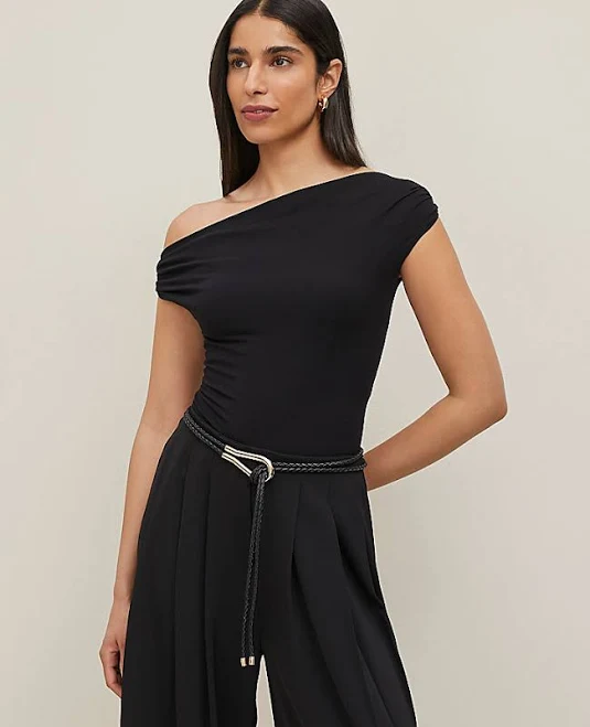 one shoulder top Ann Taylor Women's Asymmetrical One-Shoulder Top Ann Taylor $32.25