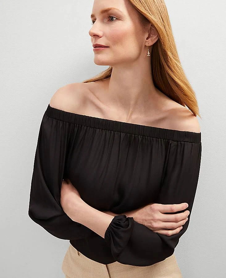 blouses Ann Taylor Women's Gathered Off The Shoulder Top Ann Taylor $25.95