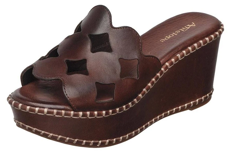 shoes Antelope Shoes Women's Woven Leather Wedge Sandals Antelope Shoes $199