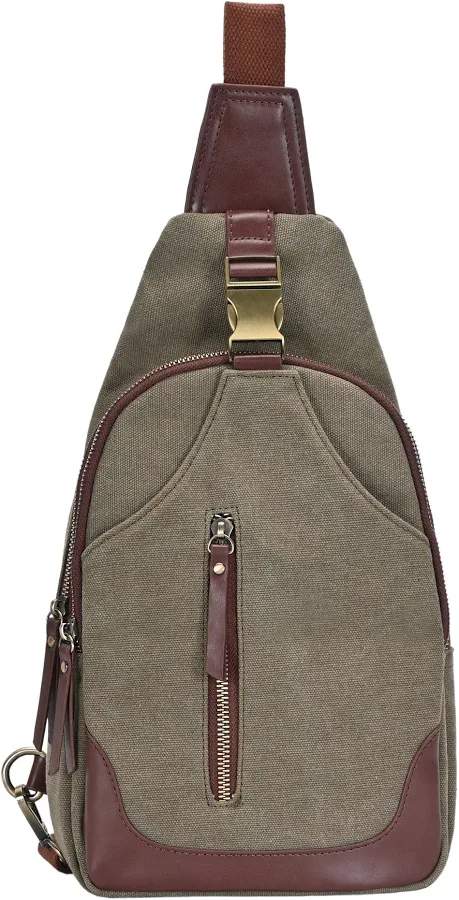 bag Antik Kraft Samara Cotton Canvas Crossbody Sling Bag Antik Kraft $54.99