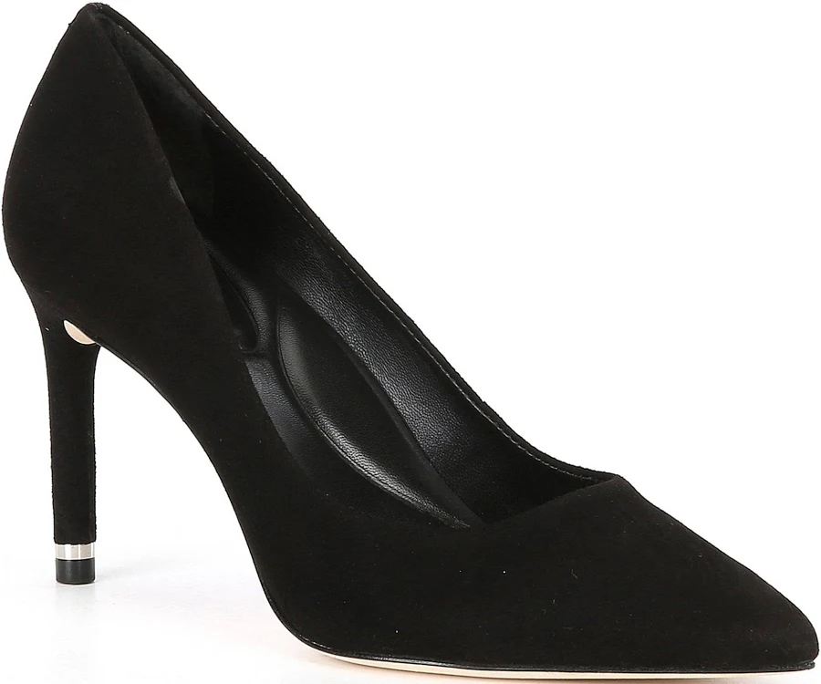 shoes Antonio Melani Kara Kid Suede Leather Pointed Toe Pumps Dillard's $119.99