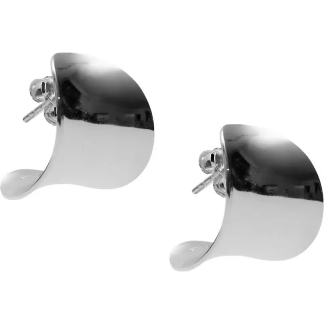 accessory Argento Vivo Women's Sterling Silver Wide Sculptural Hoop Earrings Nordstrom $54.6