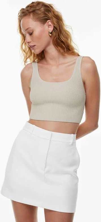 top Aritzia Babaton Sculpt Knit Squareneck Cropped Tank Sweater Aritzia $16.99