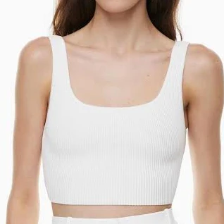 top Aritzia Tops Aritzia Babaton Sculpt Knit Cropped Squareneck Tank Aritzia $16.99