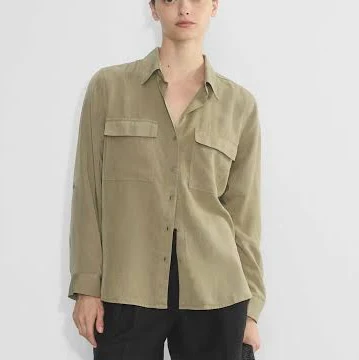 top Aritzia Women's Babaton Utility Shirt Aritzia $61.6