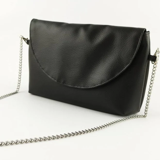 bag Artificial Leather Shoulder Bag with Chain Etsy - Seller $63.99