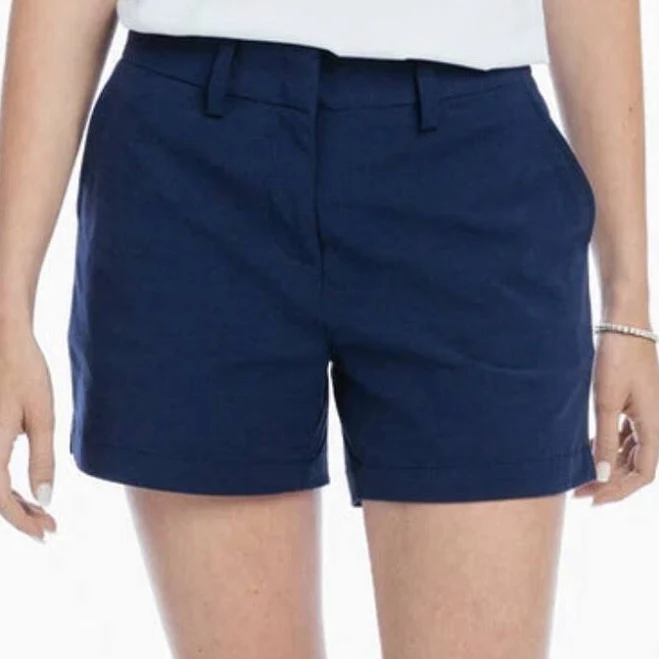 shorts Artisan Ny Navy Blue High Waisted 100% Linen Paperbag Shorts Us Size eBay - mamenafr_0 $17