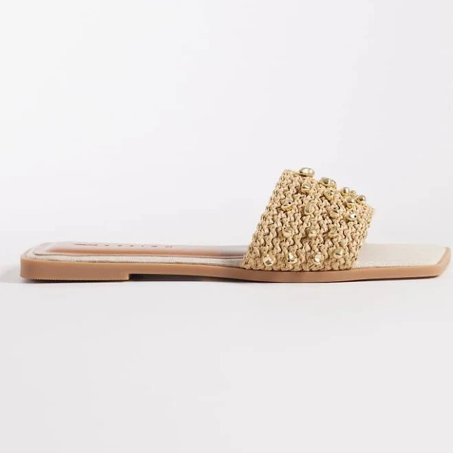 shoes ASOS Frida Beaded Raffia Sandals ASOS $39.99