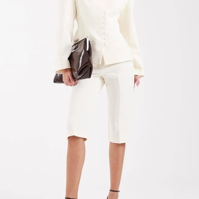 pants ASOS Tailored Button Capri Pants ASOS $44.99