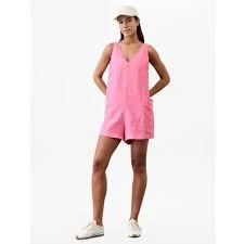 romper Athleta Women's Retreat Linen Romper eBay $60