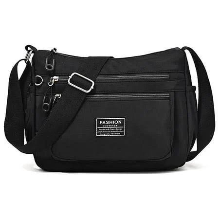 bag Badpiggies Women's Nylon Waterproof Crossbody Bag with Multi Zipper Pockets Walmart - BAD PIGGIES & CO $14.99