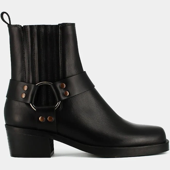 shoes Baltimore Women's Jonak Greased Leather Ankle Boots jonak-paris.us $245