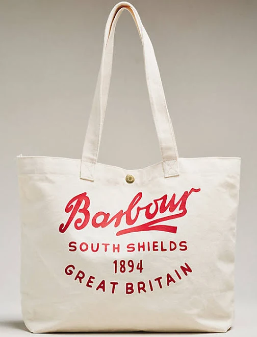 bag Barbour Script Tote Bag Anthropologie $45