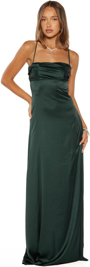 dress Beginning Boutique Exclusive Blaise Satin Maxi Dress Beginning Boutique US $109.99