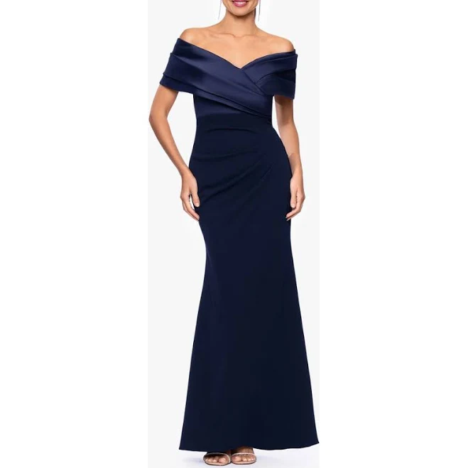 dress Betsy & Adam Women's Off The Shoulder Gown Nordstrom $209.25