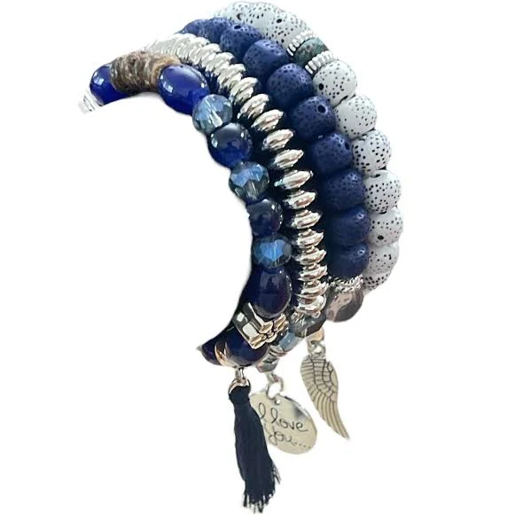 accessory Boho Beaded Bracelet Stack Etsy - Seller $16.99