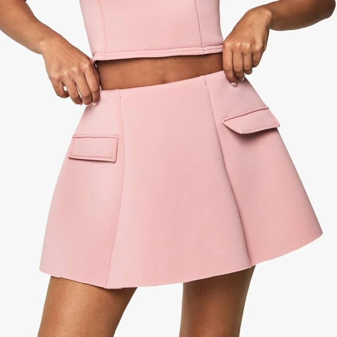 skirt Boohoo Women's Scuba Pocket A-Line Skirt boohoo USA $18