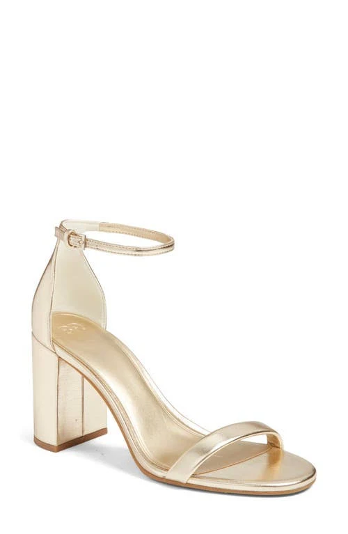 shoes BP. Livia Ankle Strap Sandal in Gold Light Metallic at Nordstrom, Size 7 Nordstrom $29.98