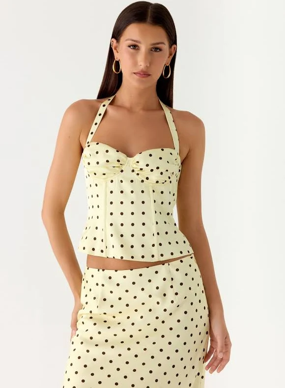 blouse Breanne Polka Dot Top Peppermayo - US $60