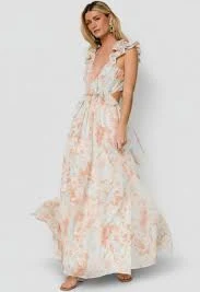 dress Brigitta Maxi Dress | Mint Floral Baltic Born $68.4