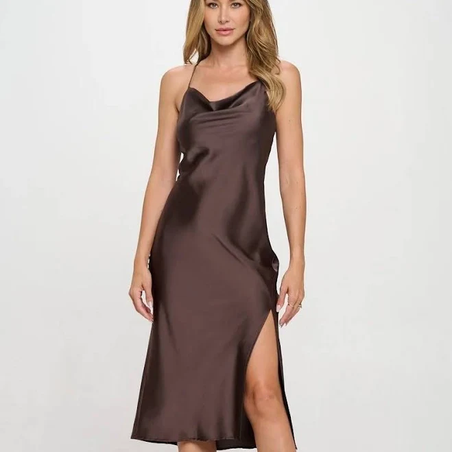 dress Byron & Barclay Cowl Neck Satin Slip Dress Byron & Barclay $40
