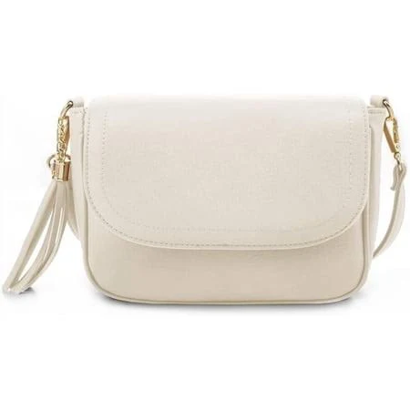 bag Caildanl Women's Trendy Flap Saddle Vegan Leather Crossbody Bag Walmart - CAILDANL $33.99