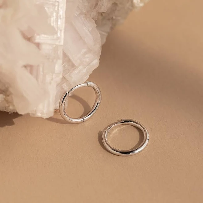 accessory Caitlyn Minimalist Everyday Mini Bold Stacking Hoop Earrings Caitlyn Minimalist $29