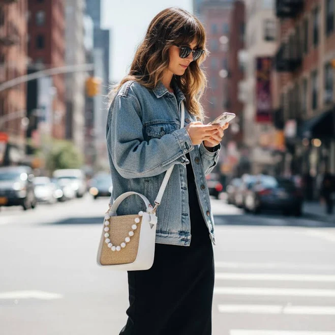 bag Carly Raffia Crossbody Ahdorned $68