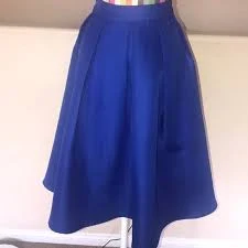 skirt Cobalt Blue fit and flare a line skirt Poshmark $60