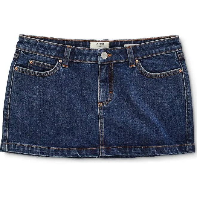 skirt Cotton On Women's Micro Low Denim Skirt Nordstrom $49.99