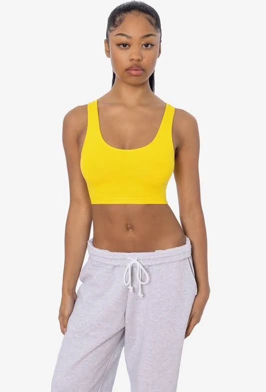 top Cotton Spandex Tank Crop Top Los Angeles Apparel $20