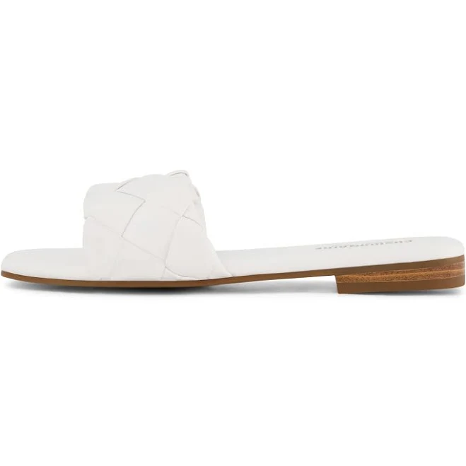 shoes Cushionaire Women's Franca Woven Slide Sandal With Memory Foam Cushionaire $39.99