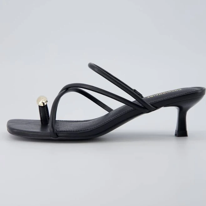 shoes Cushionaire Women's Maui Strappy Kitten Heel Sandals Cushionaire $49.99