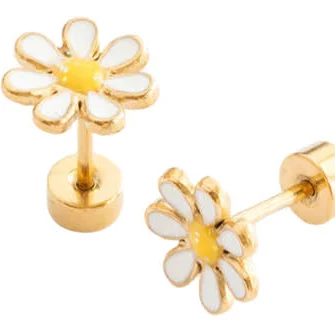 accessory Daisy Stud Earring Golden Hour Gift Co $26