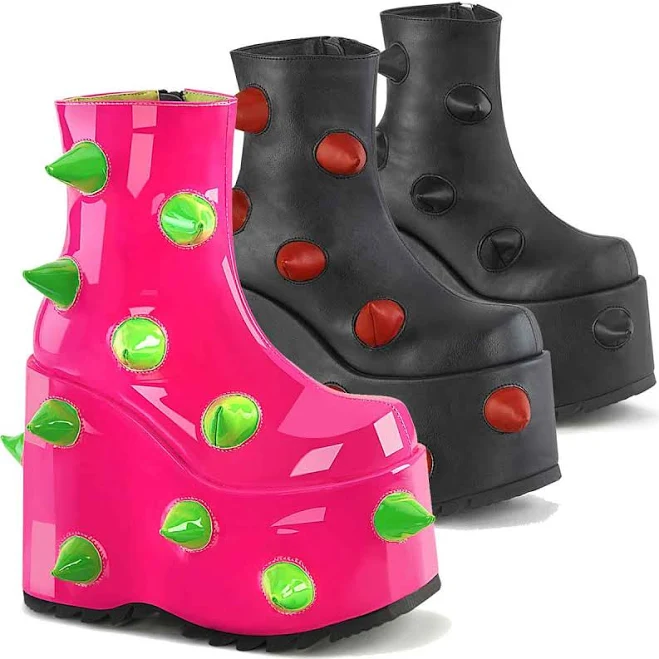 boots Demonia SLAY-77 Platform Ankle Boots funkypair.com $81.95