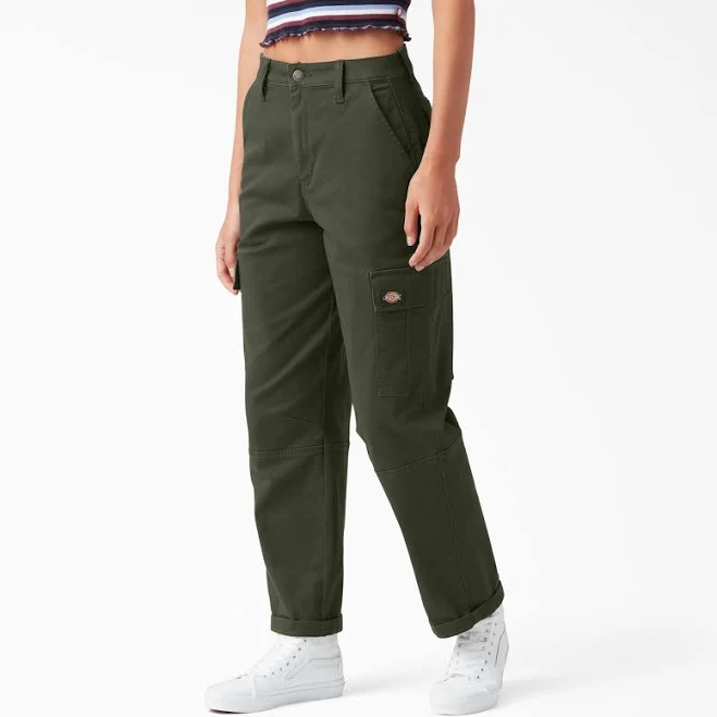 pants Dickies Women's Relaxed Fit Cropped Cargo Pants Dickies.com $38.49