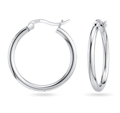 accessory Donatello Gian Sterling Silver Hoop Earrings Nordstrom $30.99