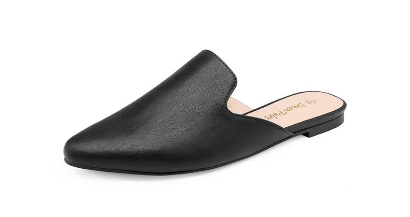 shoes Dream Pairs Pointed Toe Flat Mules Dream Pairs $36.99