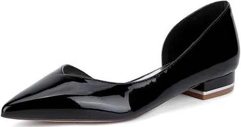 shoes Duntery Clean Mirror Patent Leather Pointed Toe Low Heels Duntery $60