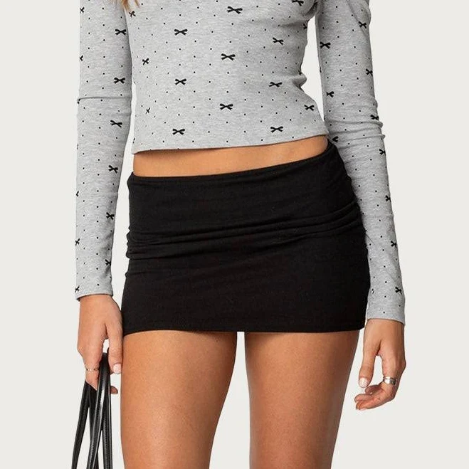 skirt Edikted Women's Aisha Low Rise Mini Skirt edikted $23.2