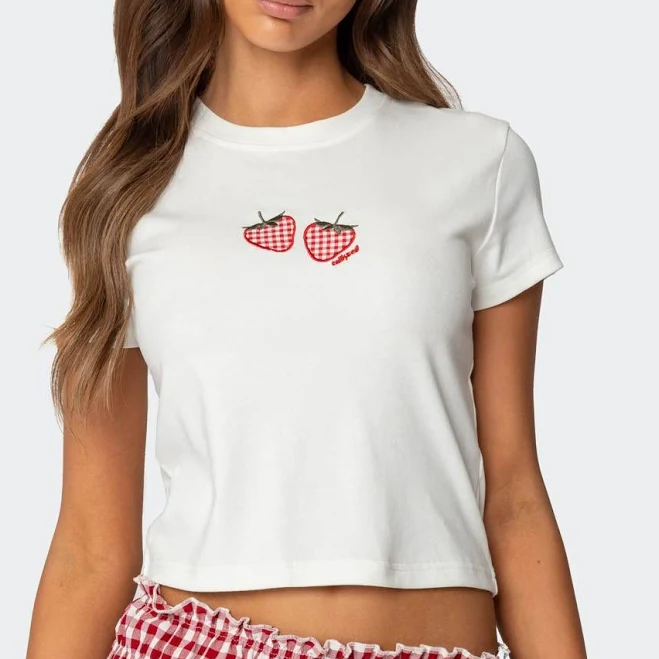 top Edikted Women's So Sweet Baby T-Shirt edikted $17.6