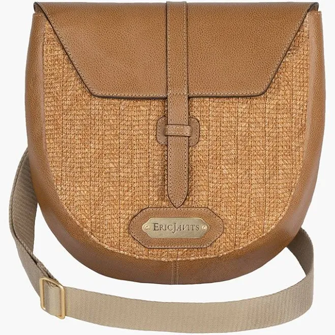 bag Eric Javits Women's Raffia Straw Messenger Bag with Adjustable Crossbody Strap Eric Javits $145