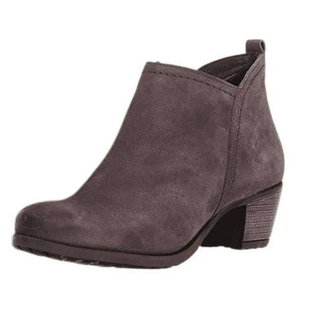 shoes Eric Michael Women's Margot Block Heel Suede Ankle Boots Walmart - shopaccro $19.99