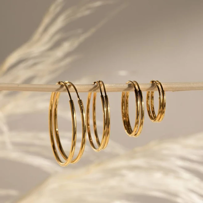 accessory Everyday Endless Thin Hoop Earrings Caitlyn Minimalist Sterling Caitlyn Minimalist $126