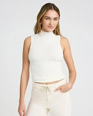 top Express Women's Fitted Mock Neck Sweater Express $34.8
