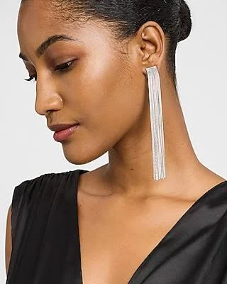 accessory Express Women's Fringe Drop Earrings Express $28
