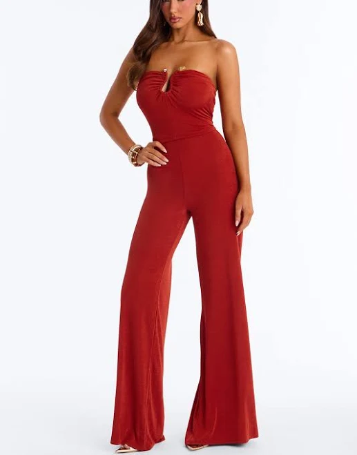 jumpsuit Fashion Nova Kenna Strapless Wide Leg Jumpsuit Fashion Nova $28.99