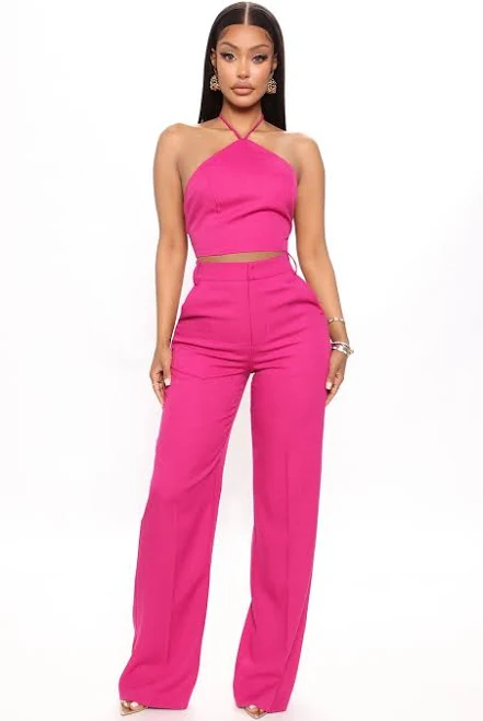 matching set Fashion Nova Size Sleeveless Linen Pant Set Fashion Nova $34.99